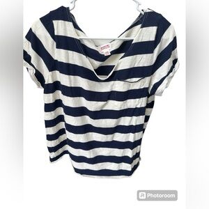 mossimo supply co cotton tshirt striped XXL NWOT